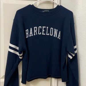 Brandy Melville Barcelona Graphic Sweatshirt
